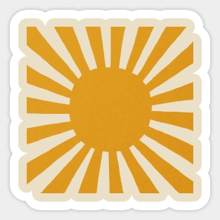 Retro sunrise Sticker